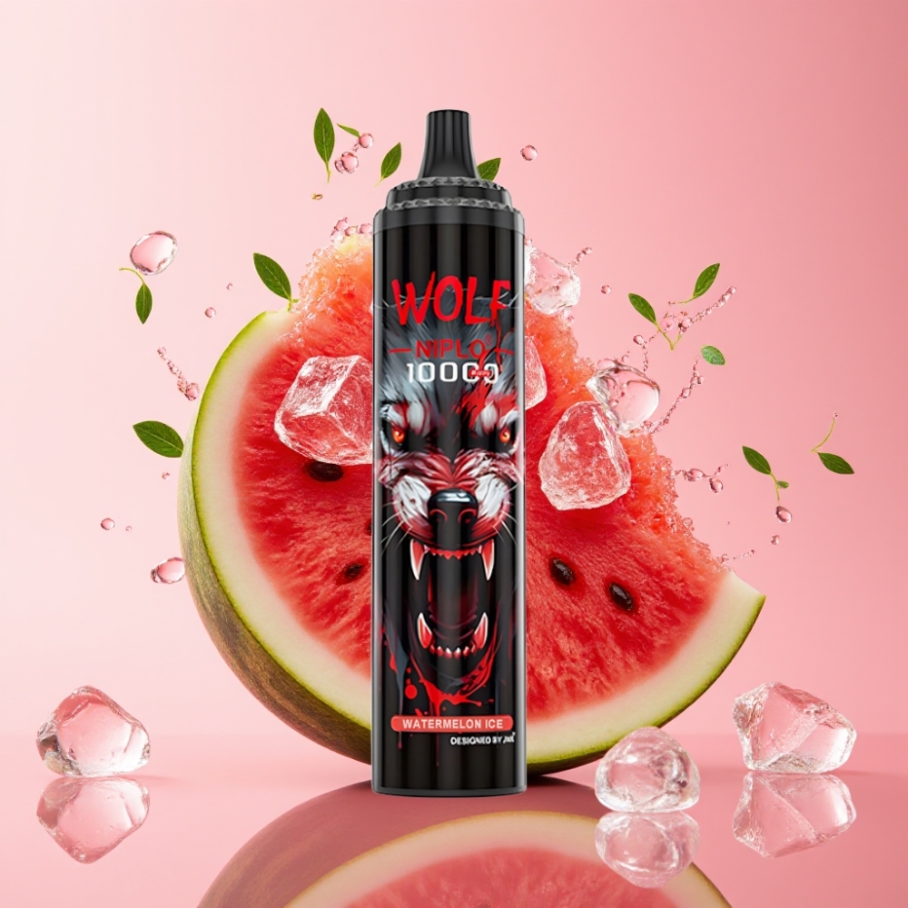JNR Wolf Niplo 10000 Puffs Jednokratna Vape Lubenica Led 20ml JNR Wolf Niplo 10000 Puffs 20ml Type-C