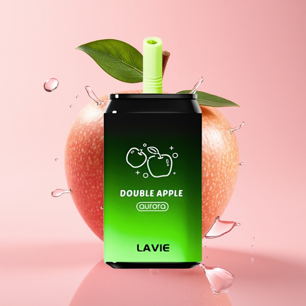 LAVIE Aurora 11000 Puffs Jednokratna Vape Dvije Jabuke 22ML
