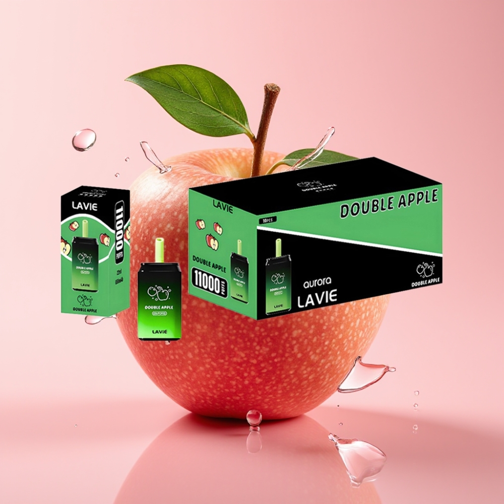 LAVIE Aurora 11000 Puffs Jednokratna Vape Dvije Jabuke 22ML