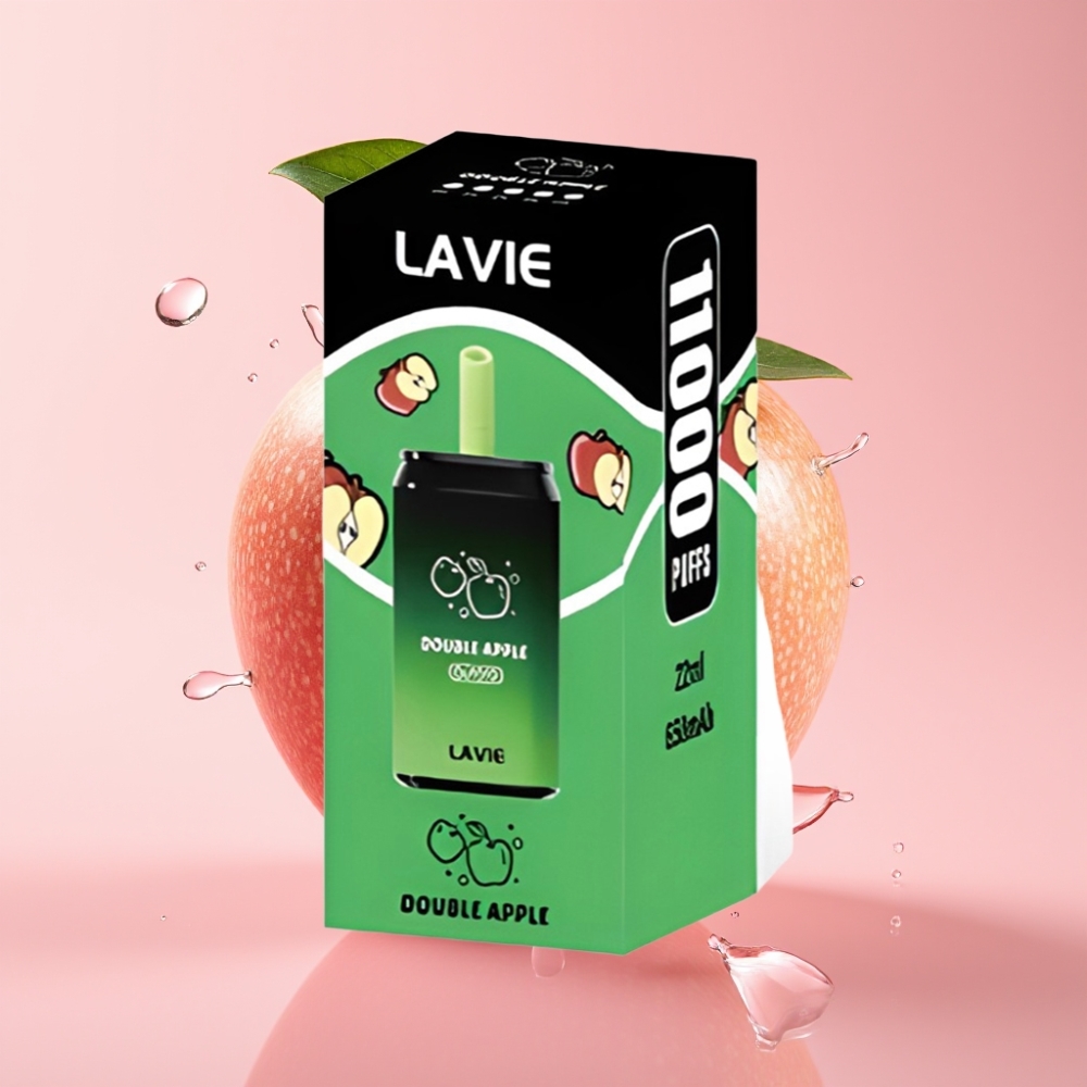 LAVIE Aurora 11000 Puffs Jednokratna Vape Dvije Jabuke 22ML