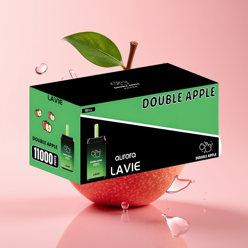 LAVIE Aurora 11000 Puffs Jednokratna Vape Dvije Jabuke 22ML