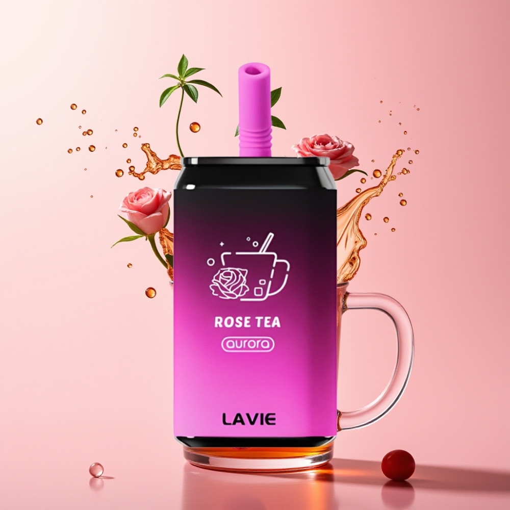 LAVIE Aurora 11000 Puffs Jednokratna Vape Ruža Čaj 22ML