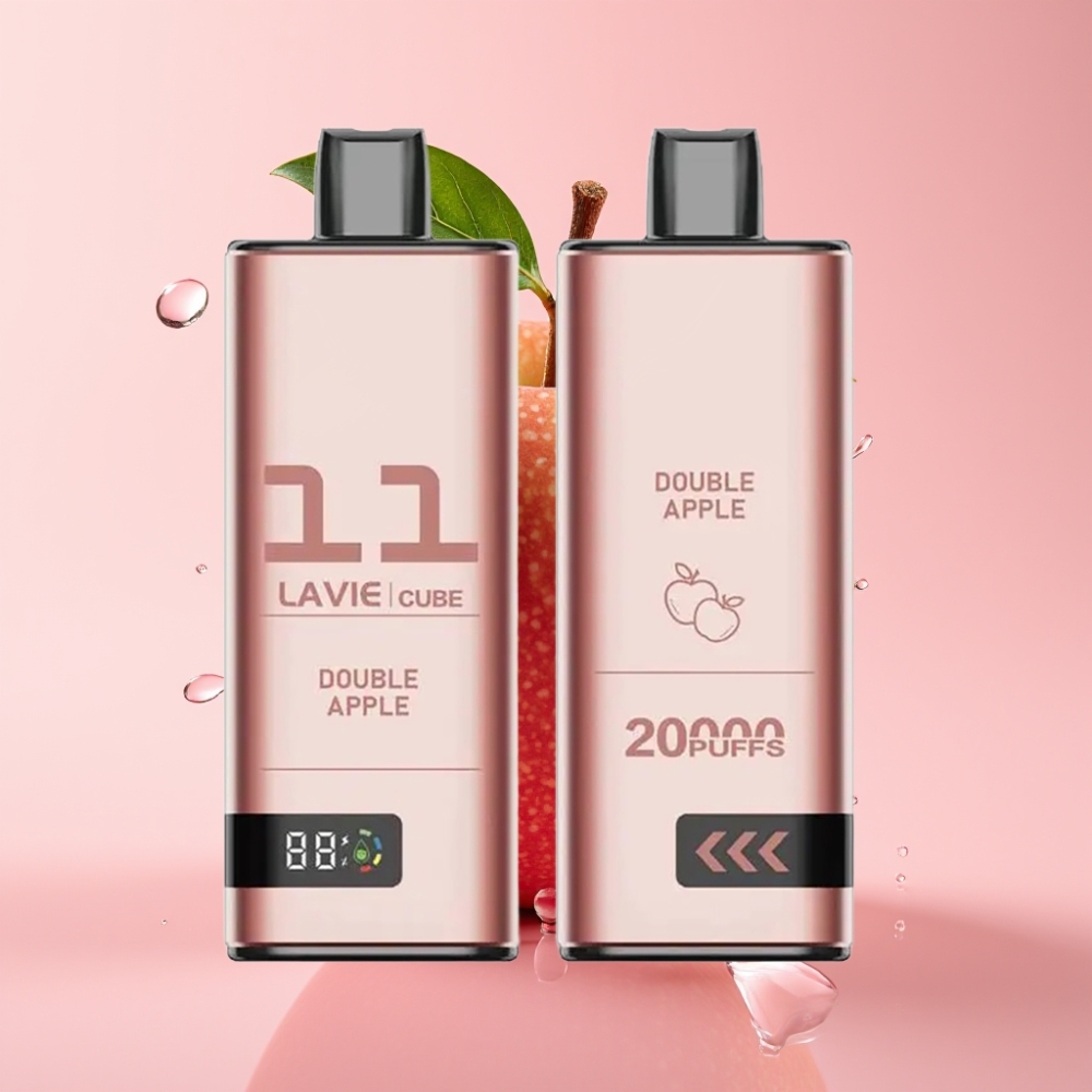 Lavie Cube 20000 Puffs Jednokratna E-cigareta Dvostruka Jabuka 28ML