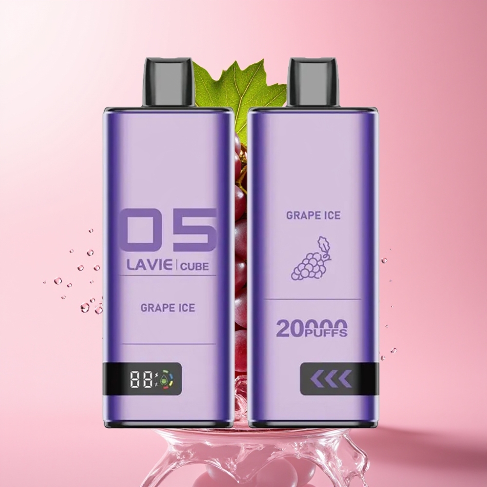 Lavie Cube 20000 Puffs Jednokratna Vape Grožđe Led 28ML Type C