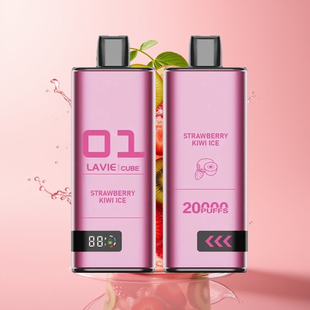 Lavie Cube 20000 Puffs Jednokratna Vape Jagoda-Kivi Led 28ML