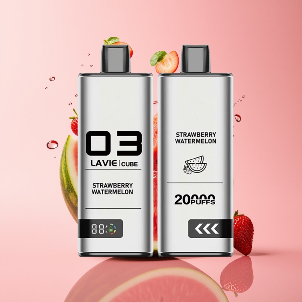 Lavie Cube 20000 Puffs Jednokratna Vape Jagoda Lubenica 28ML 5%