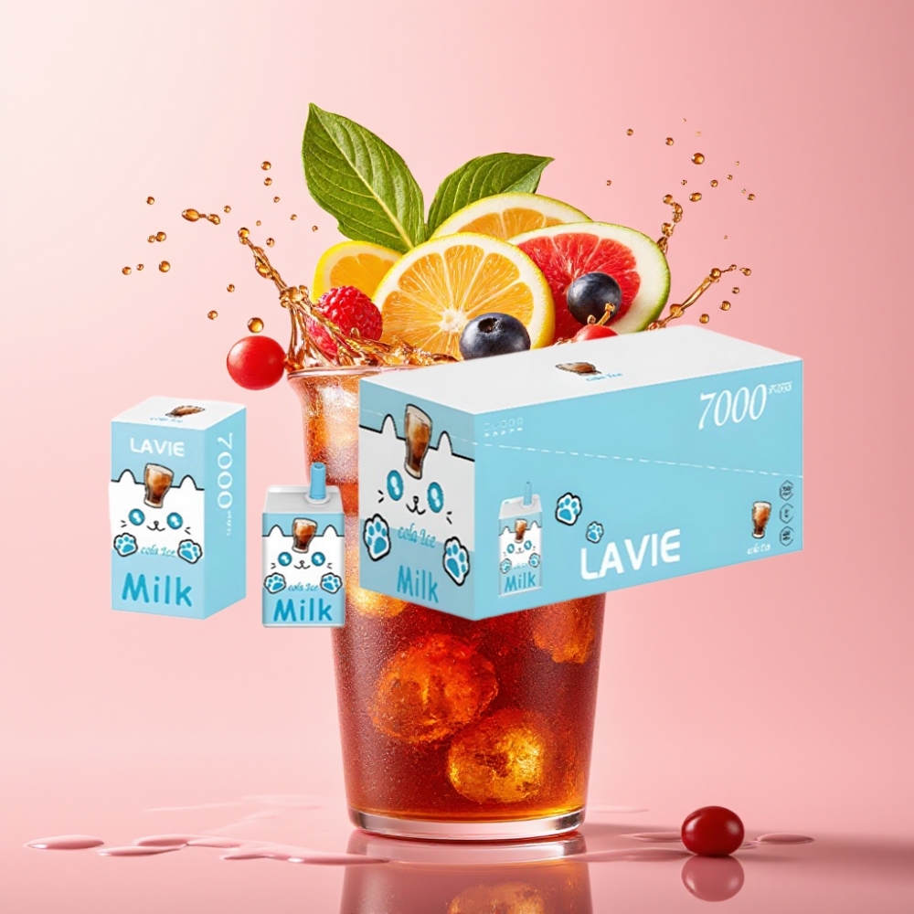 LAVIE Milk 7000 Puffs Jednokratna Vape Cola Led 16ML
