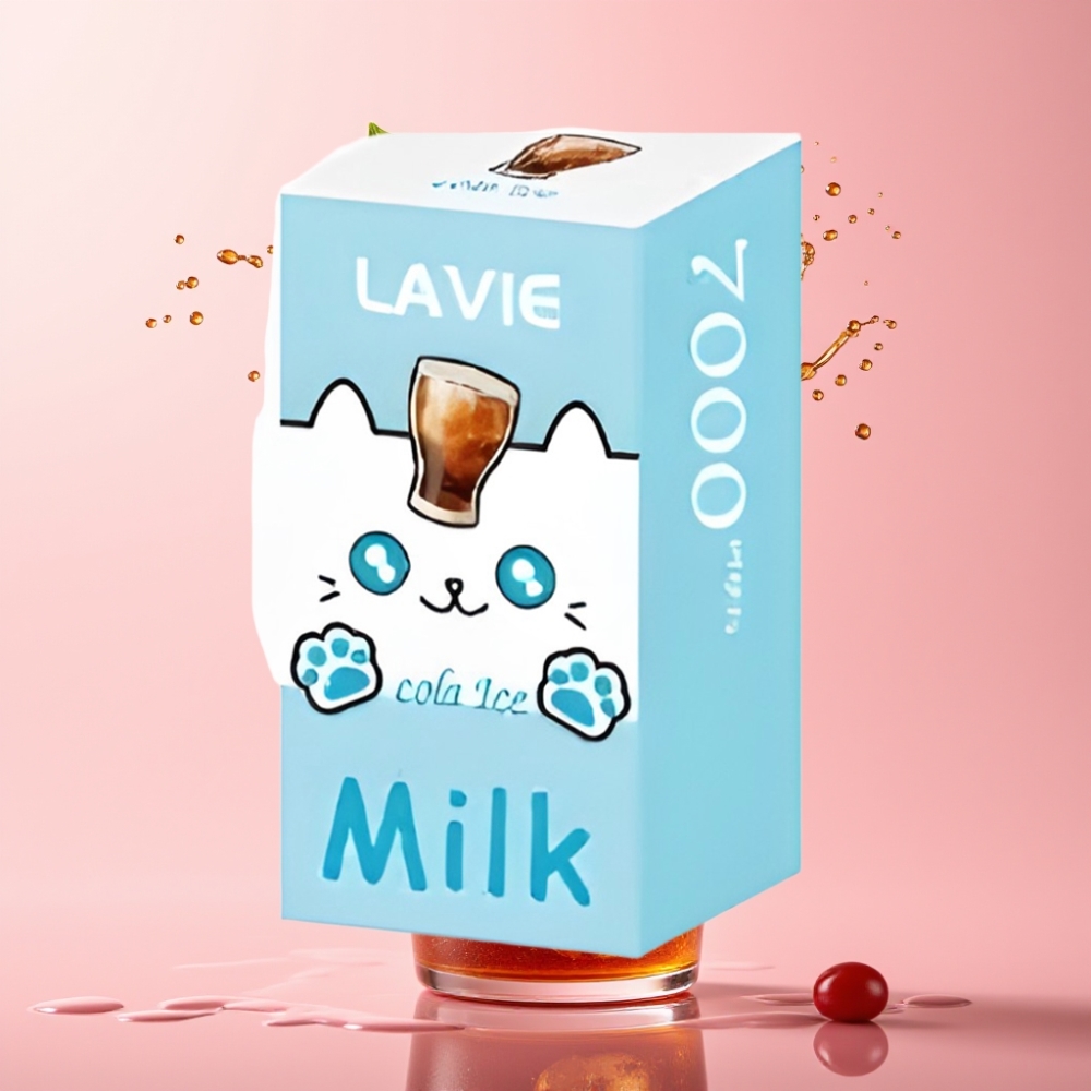 LAVIE Milk 7000 Puffs Jednokratna Vape Cola Led 16ML