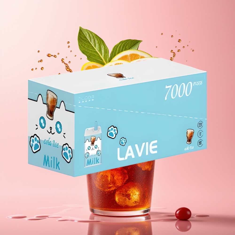 LAVIE Milk 7000 Puffs Jednokratna Vape Cola Led 16ML