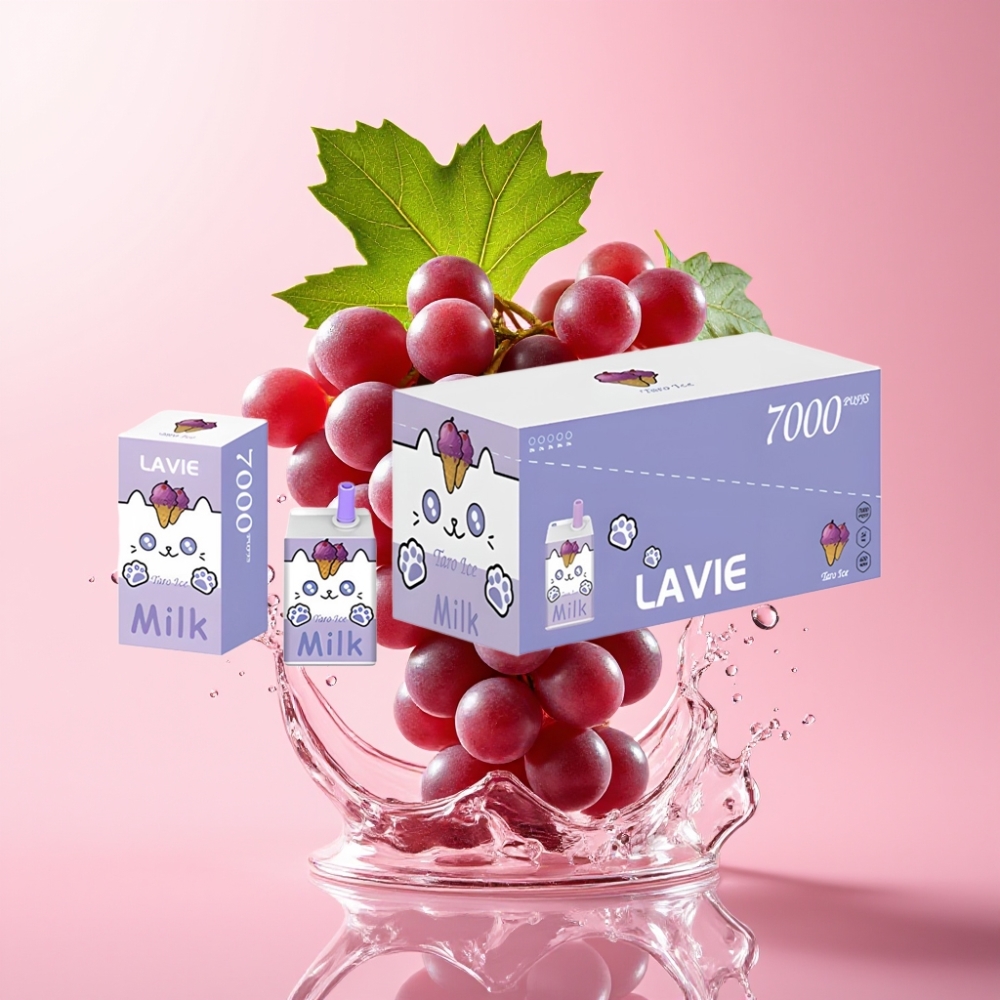 LAVIE Milk 7000 Puffs Jednokratna Vape Grožđe Led 16ML