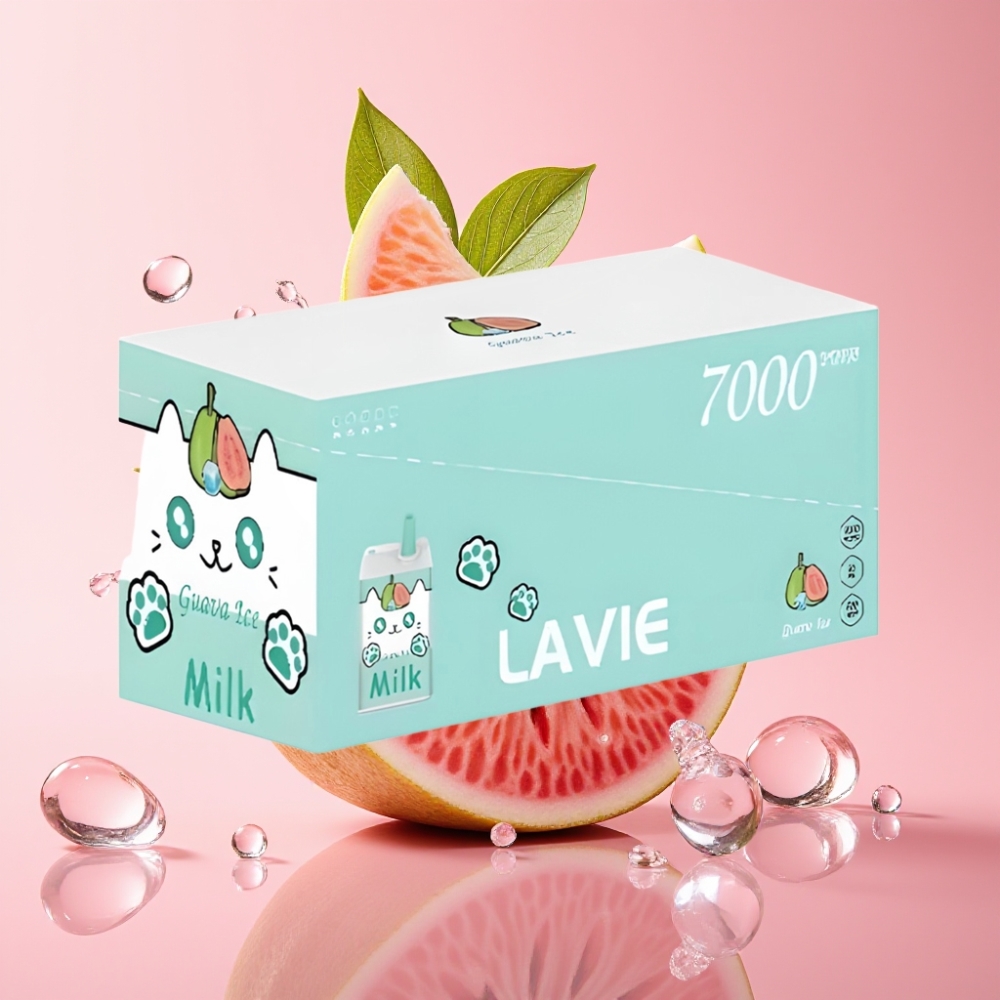 LAVIE Milk 7000 Puffs Jednokratna Vape Guava Led 16ML