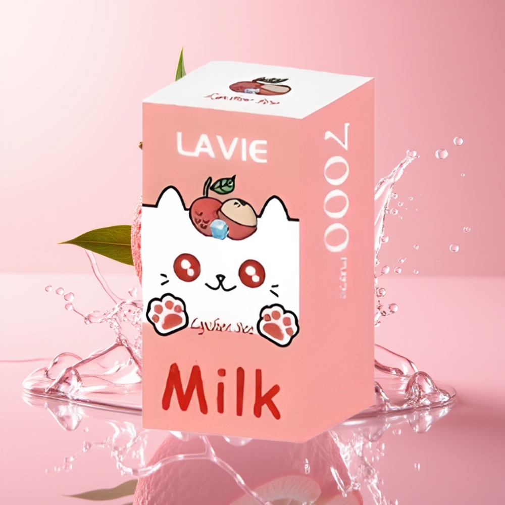 LAVIE Milk 7000 Puffs Jednokratna Vape Liči Led 16ML