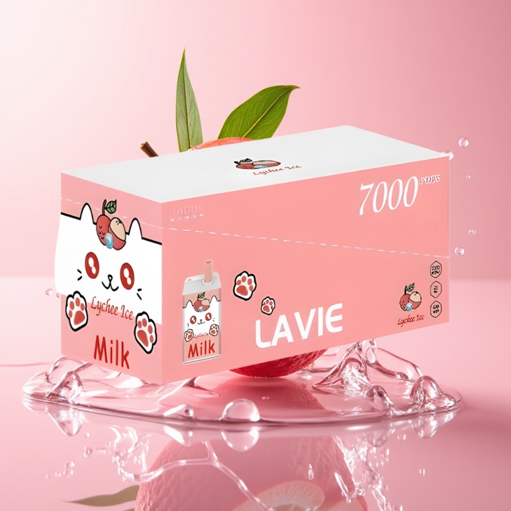 LAVIE Milk 7000 Puffs Jednokratna Vape Liči Led 16ML