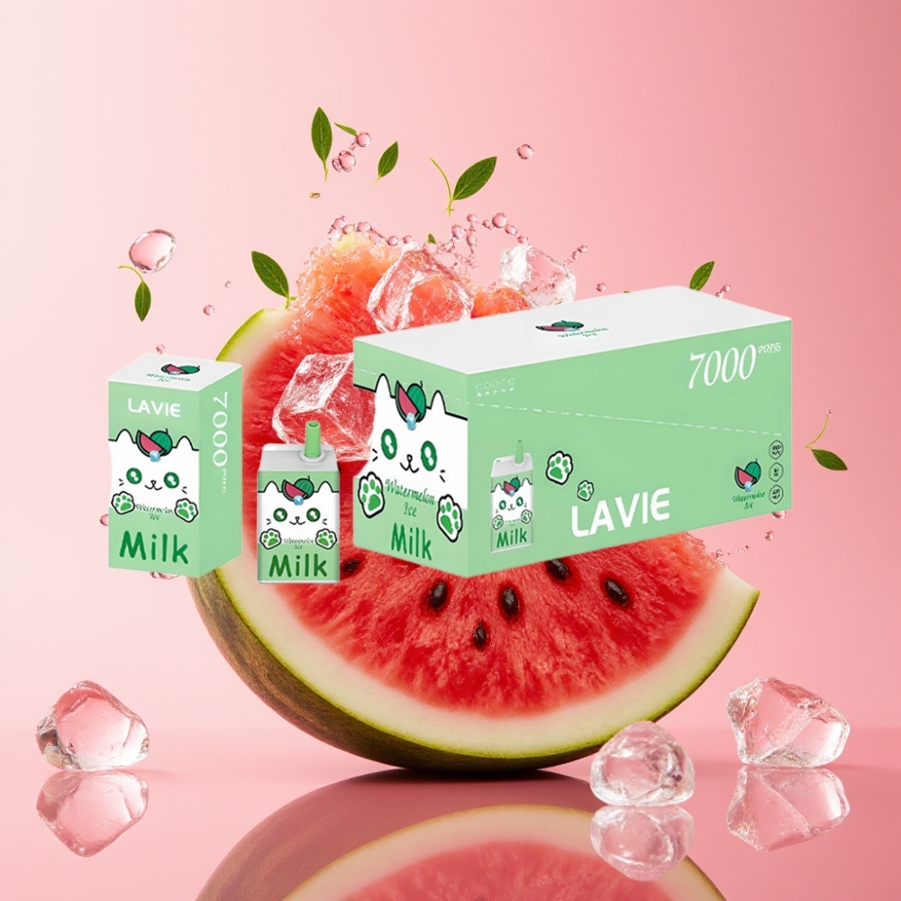 LAVIE Milk 7000 Puffs Jednokratna Vape Lubenica Led 16ML