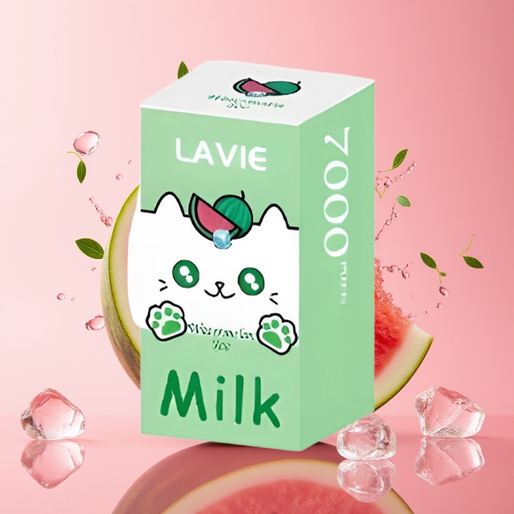 LAVIE Milk 7000 Puffs Jednokratna Vape Lubenica Led 16ML