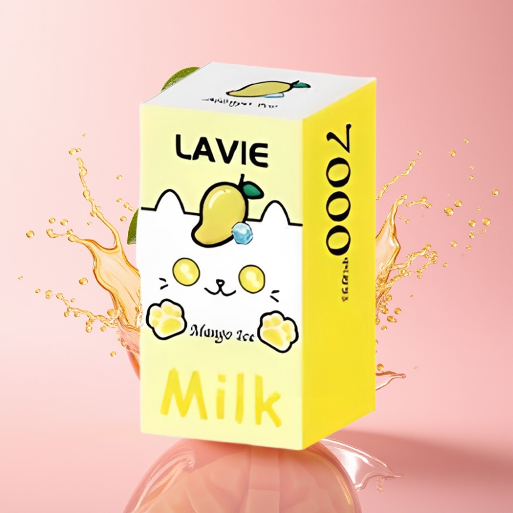 LAVIE Milk 7000 Puffs Jednokratna Vape Mango Leden 16ML