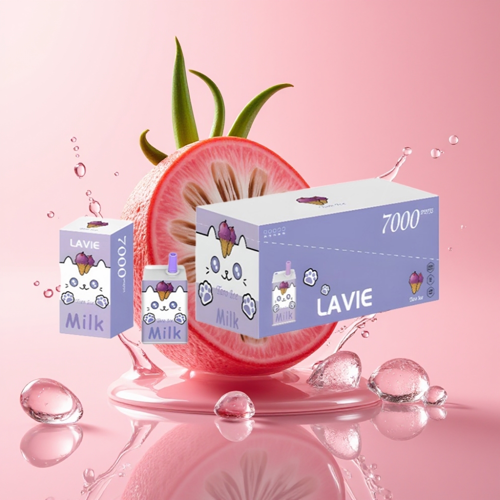 LAVIE Milk 7000 Puffs Jednokratna Vape Taro Ledenjak 16ML