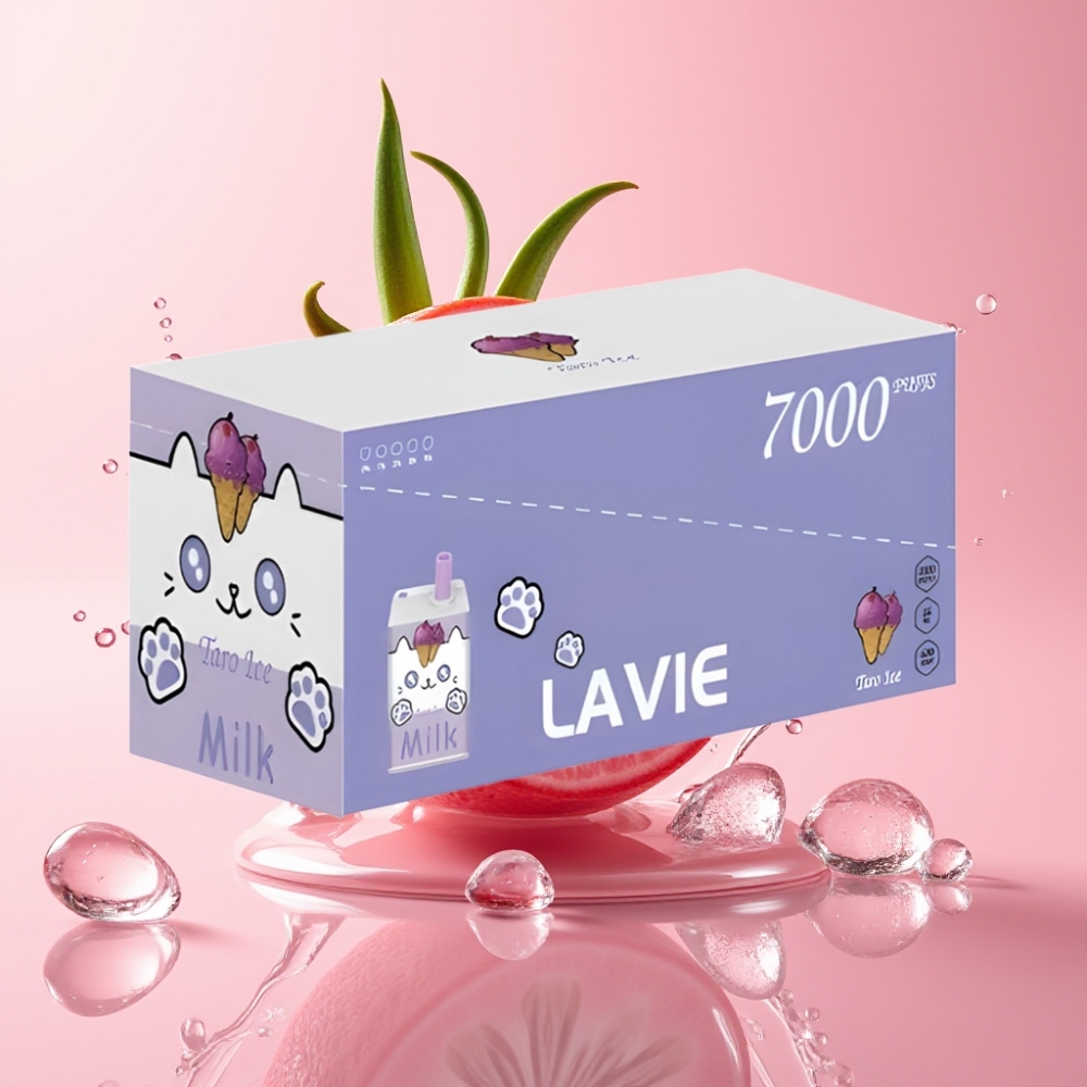 LAVIE Milk 7000 Puffs Jednokratna Vape Taro Ledenjak 16ML