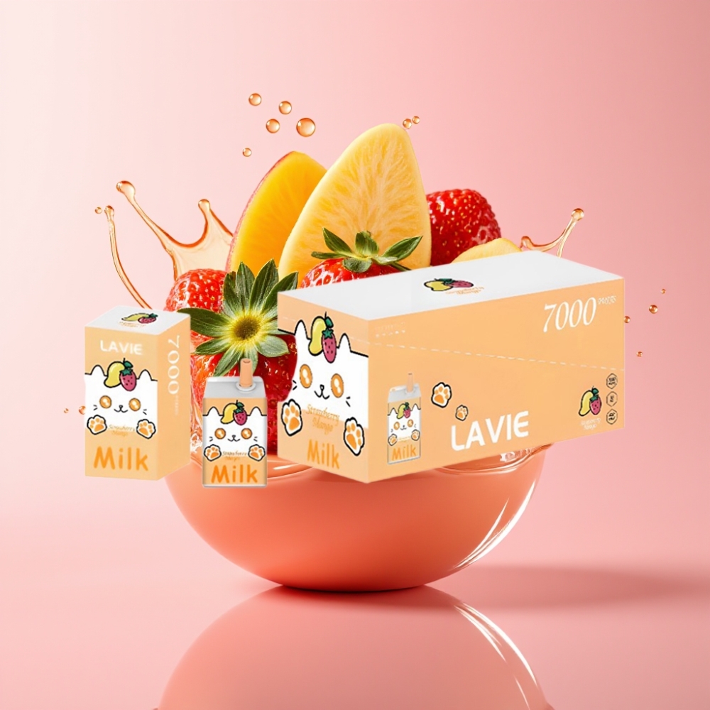 LAVIE Milk 7000 Puffs Jednokratna e-cigareta Jagoda Mango 16ML