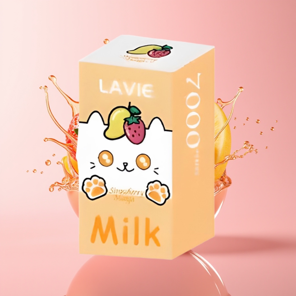LAVIE Milk 7000 Puffs Jednokratna e-cigareta Jagoda Mango 16ML