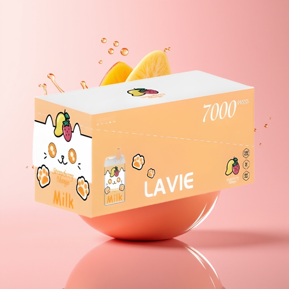 LAVIE Milk 7000 Puffs Jednokratna e-cigareta Jagoda Mango 16ML