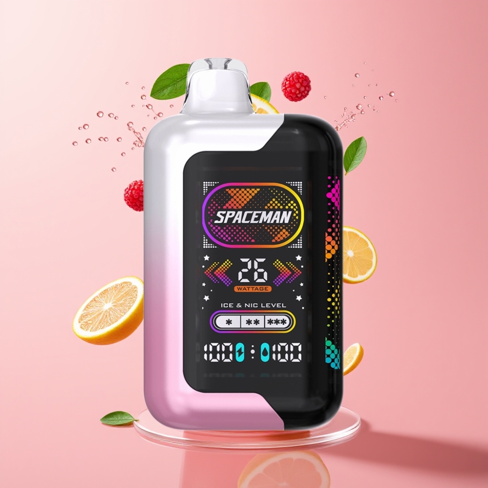 SMOK SPACEMAN SP40000 Bez Nikotina Jednokratna Vape Roza Limunada