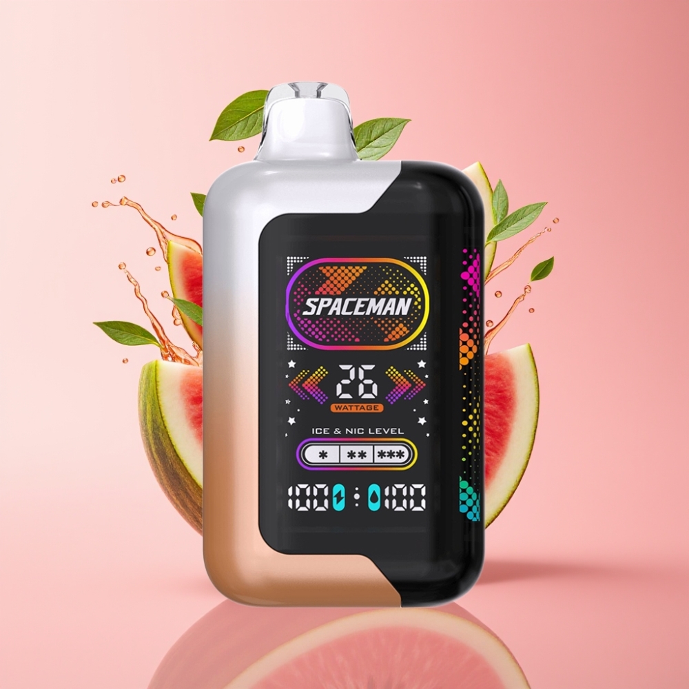 SMOK SPACEMAN SP40000 Bez Nikotina Jednokratna Vape Sok od Breskve i Lubenice