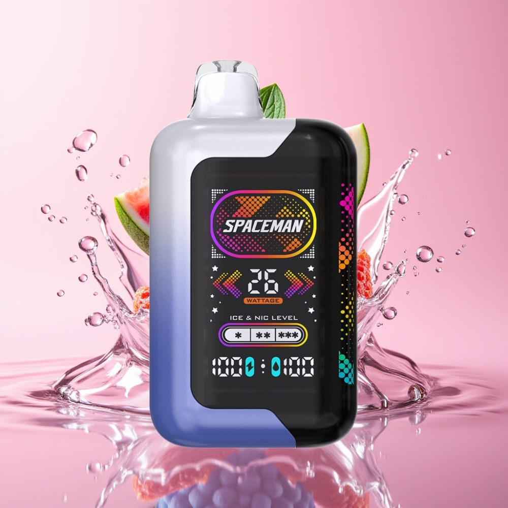 SMOK SPACEMAN SP40000 Jednokratna Vape Plavi Jagoda Led i SP40000 Bez Nikotina