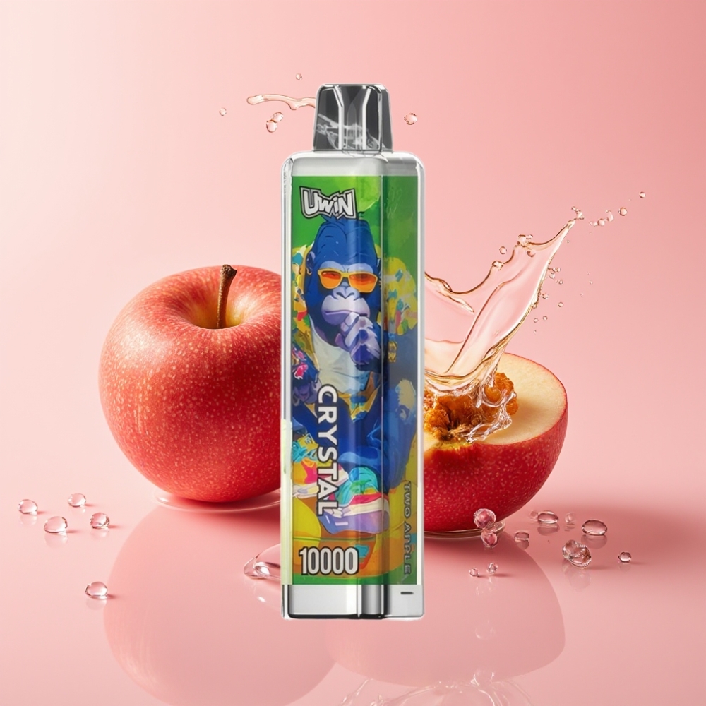 UWIN Crystal 10000 Puffs Disposable Vape Dvije Jabuke (18ml, 650mAh)