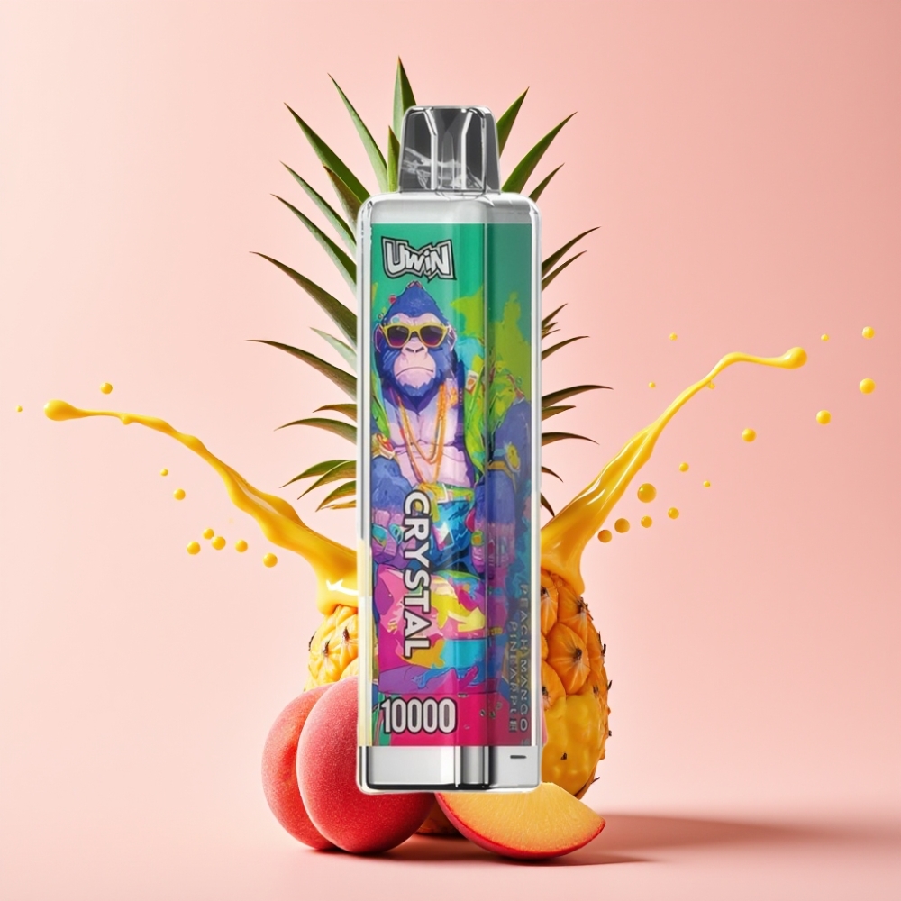 UWIN Crystal 10000 Puffs Jednokratna Vape Breskva Mango Ananas 18ml