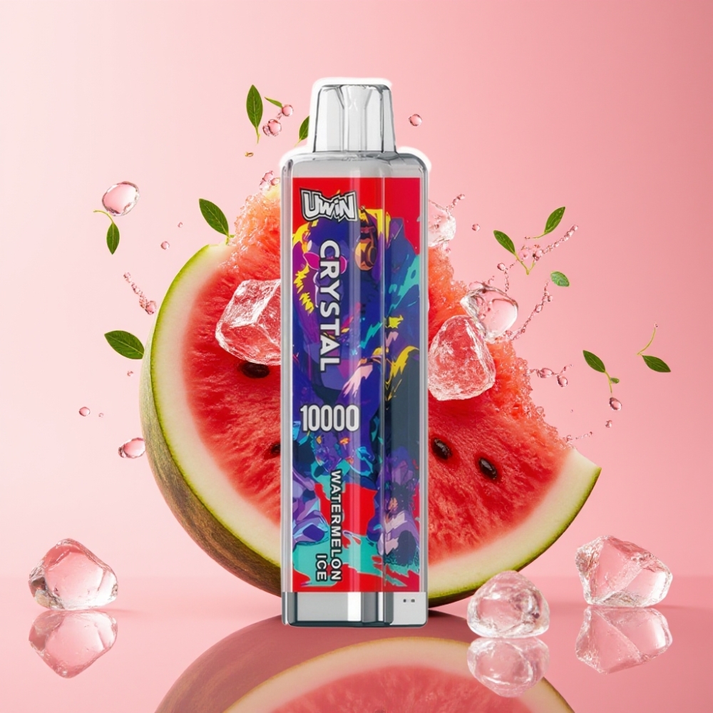 UWIN Crystal 10000 Puffs Jednokratna Vape Lubenica Led 18ml