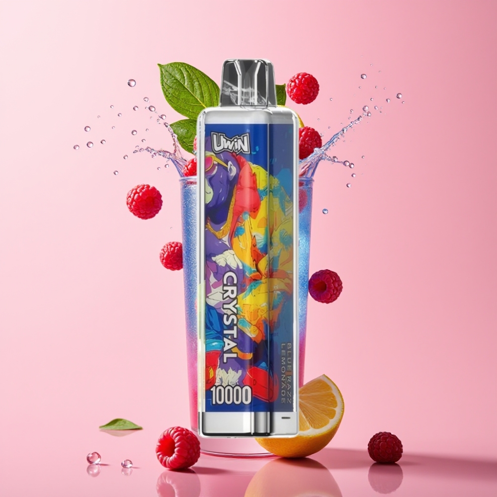 UWIN Crystal 10000 Puffs Jednokratna Vape Plavi Razz Limunada 18ml