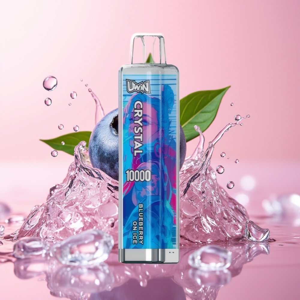 UWIN Crystal 10.000 Puffs Jednokratna Vape Borovnica Led 18ml