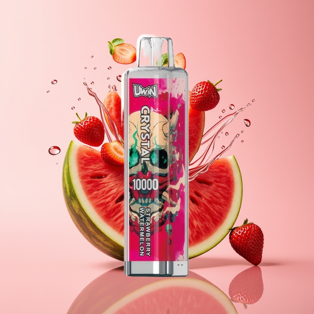 UWIN Crystal 10.000 Pufova Jednokratna Vape Jagoda Lubenica 18ml