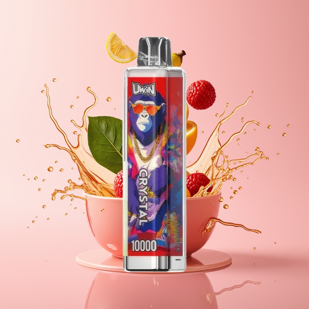 Uwin Crystal 10000 Puffs Jednokratna Vapa Ljubav 66 s 18ml tekućine i RGB osvjetljenjem