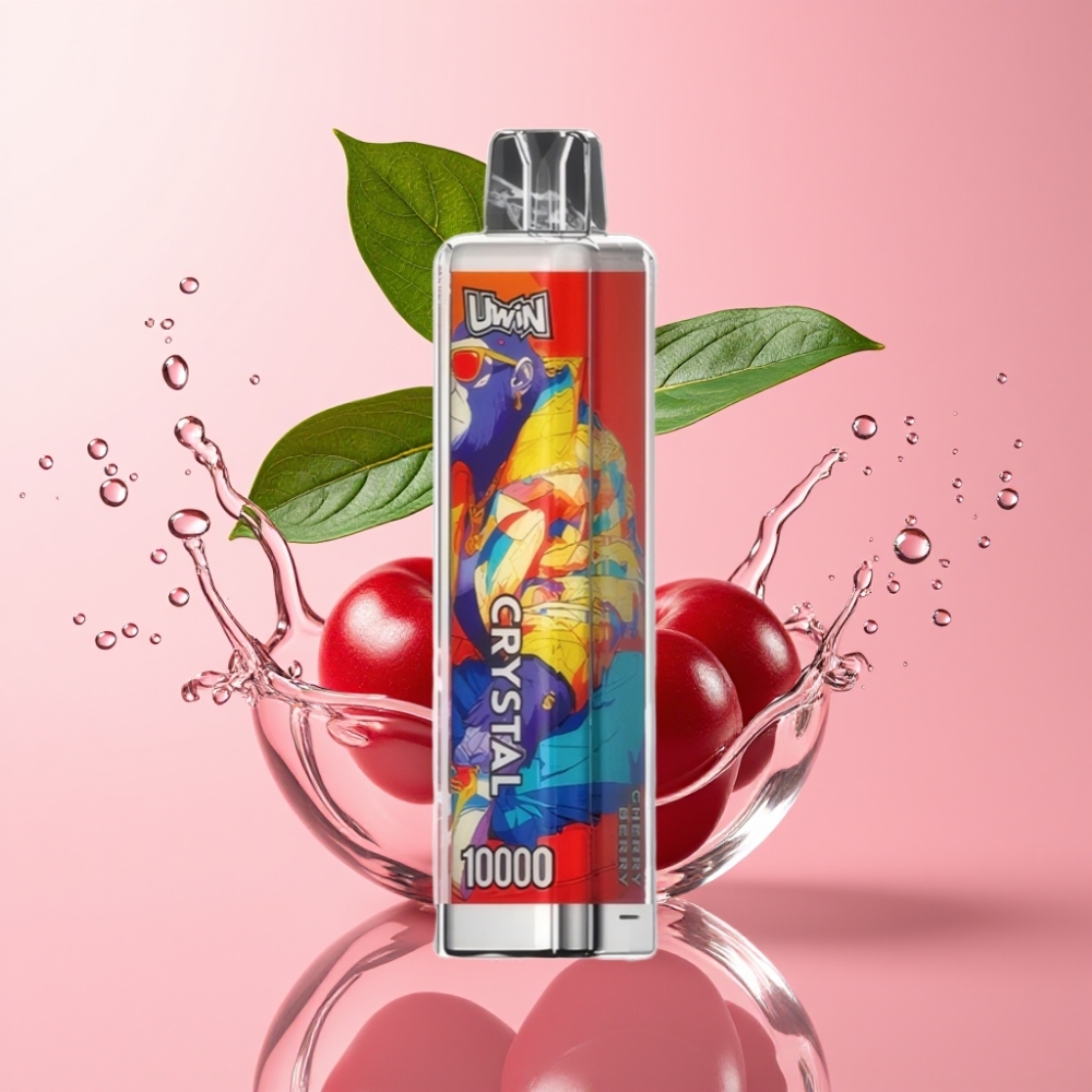 Uwin Crystal 10000 Puffs Jednokratna Vape Trešnja Bobica 18ml 5%