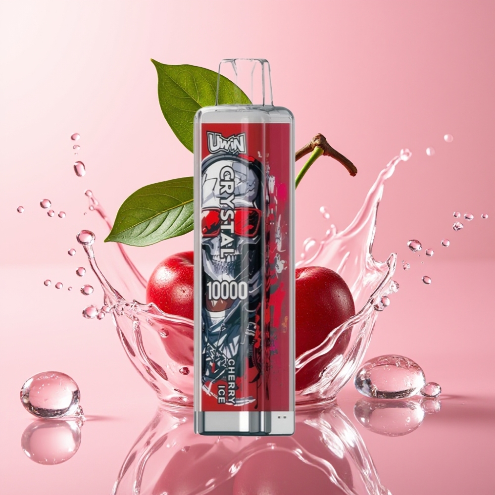 Uwin Crystal 10000 Puffs Jednokratna Vape Trešnja Led 18ml