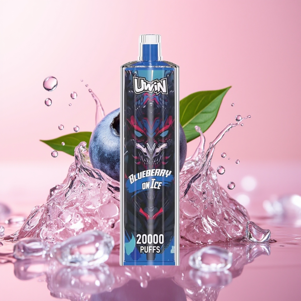 Uwin Shisha Hookah Crystal 20000 Puffs Borovnica Na Ledu 22ml