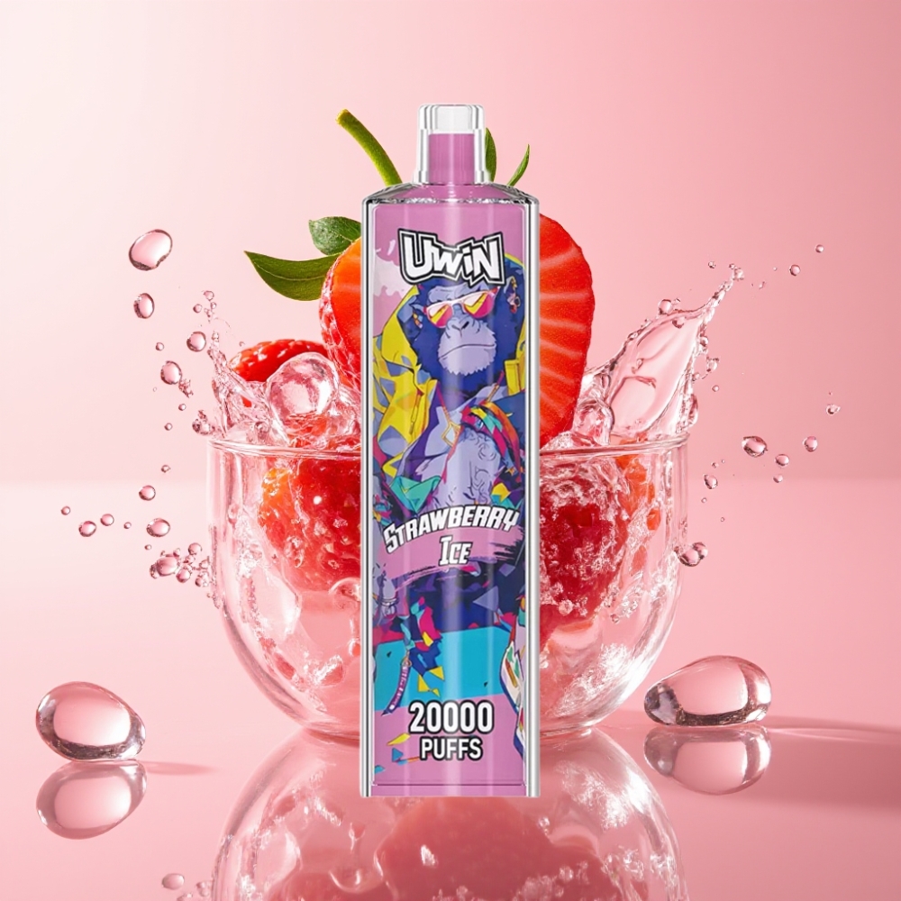 Uwin Shisha Hookah Crystal 20000 Puffs Jagoda Led 22ml Uwin Shisha Hookah Crystal 20000 Puffs 650 mAh
