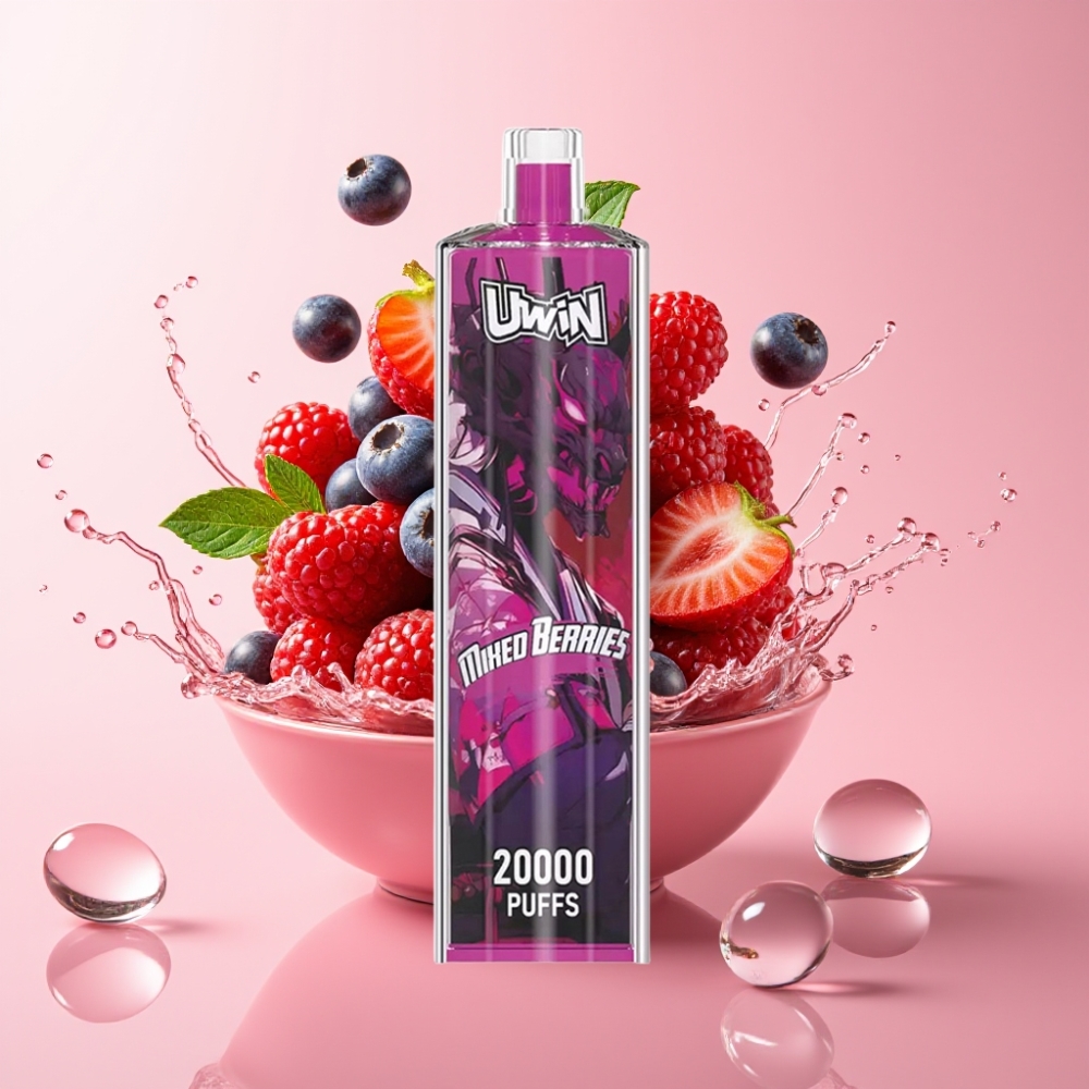 Uwin Shisha Hookah Crystal 20000 Puffs Mješovite Bobice Uwin Shisha Hookah Crystal 20000 Puffs 22ml DTL Mesh Coil