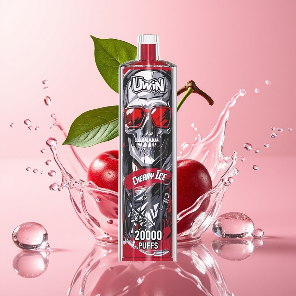 Uwin Shisha Hookah Crystal 20000 Puffs Trešnja Led 0% Nikotina