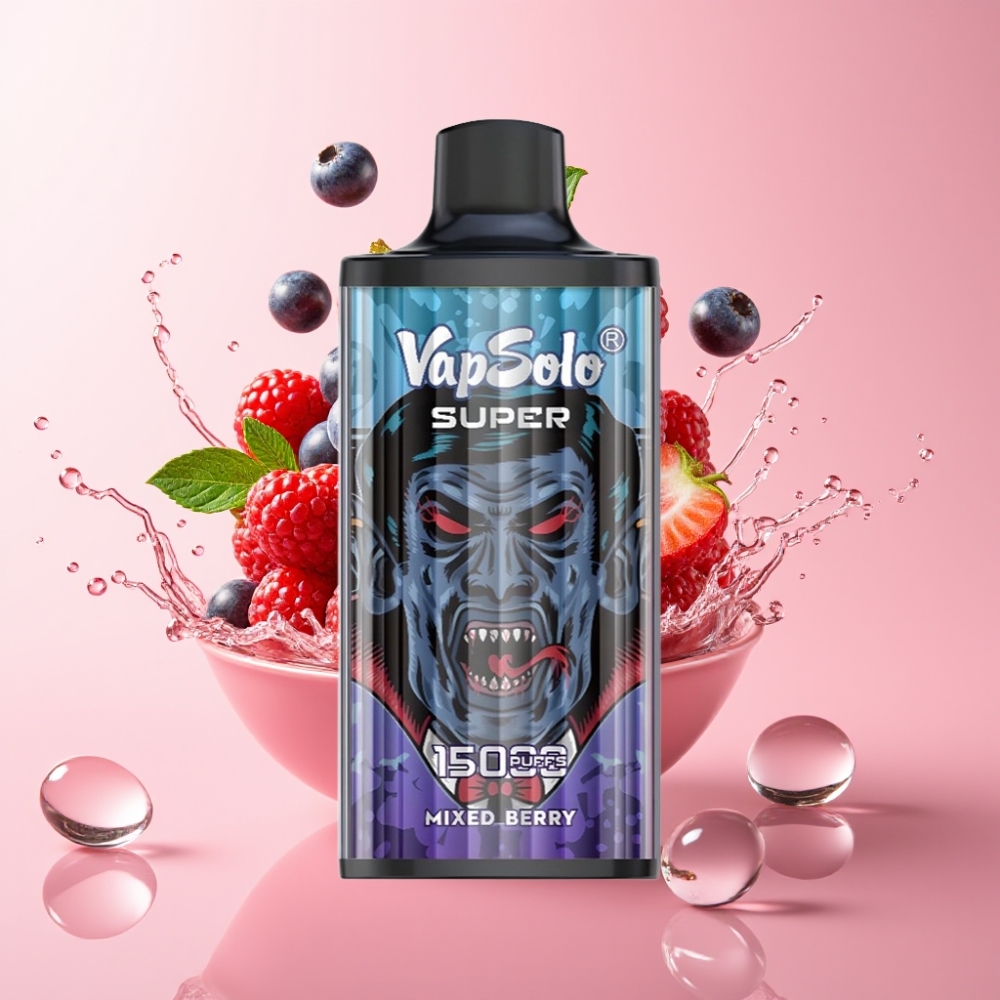 Vapsolo Super 15000 Puffs Disposable Vape Mješovite Bobice 40ml