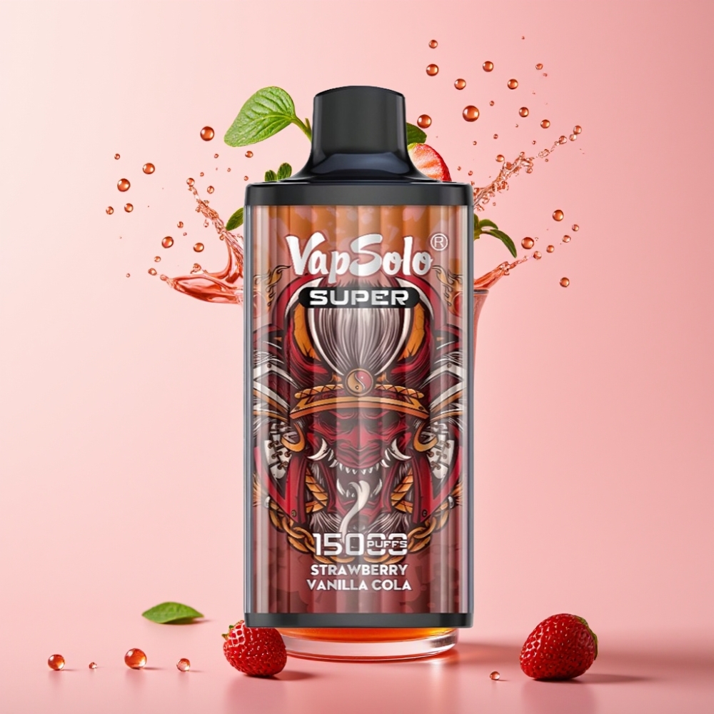 Vapsolo Super 15000 Puffs Jagoda Vanila Kola 40ml 50mg/ml