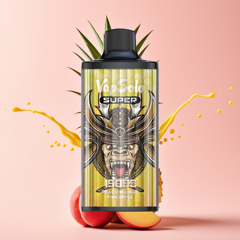 Vapsolo Super 15000 Puffs Jednokratna Vape Breskva Mango Ananas 40ml