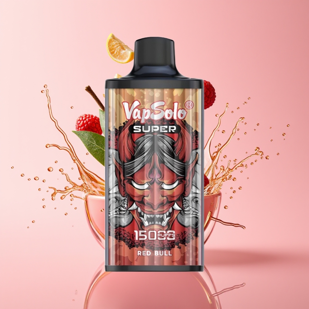 Vapsolo Super 15000 Puffs Jednokratna Vape Crveni Bik 40ml 50mg