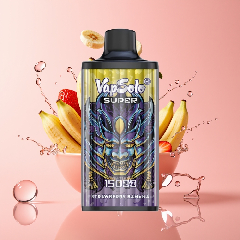 Vapsolo Super 15000 Puffs Jednokratna Vape Jagoda Banana 40ml 50mg/ml