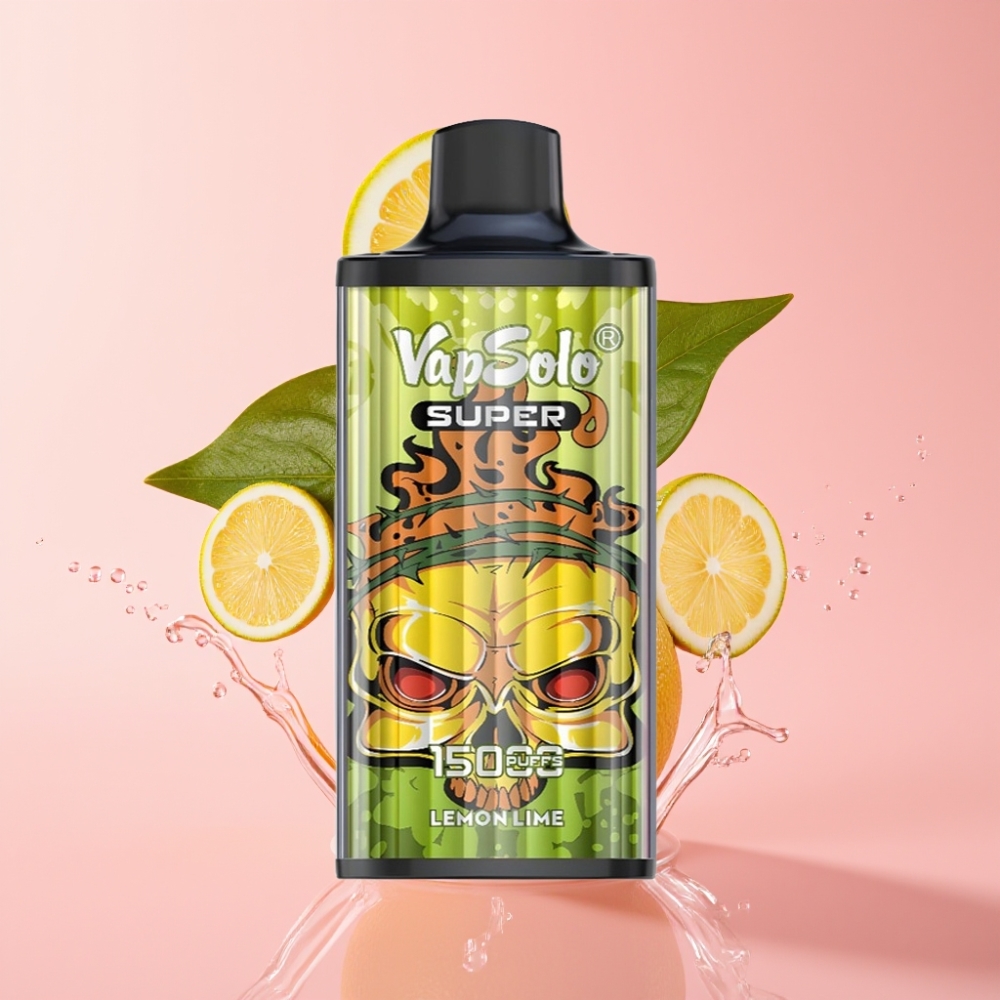 Vapsolo Super 15000 Puffs Jednokratna Vape Lima Limun 40ml