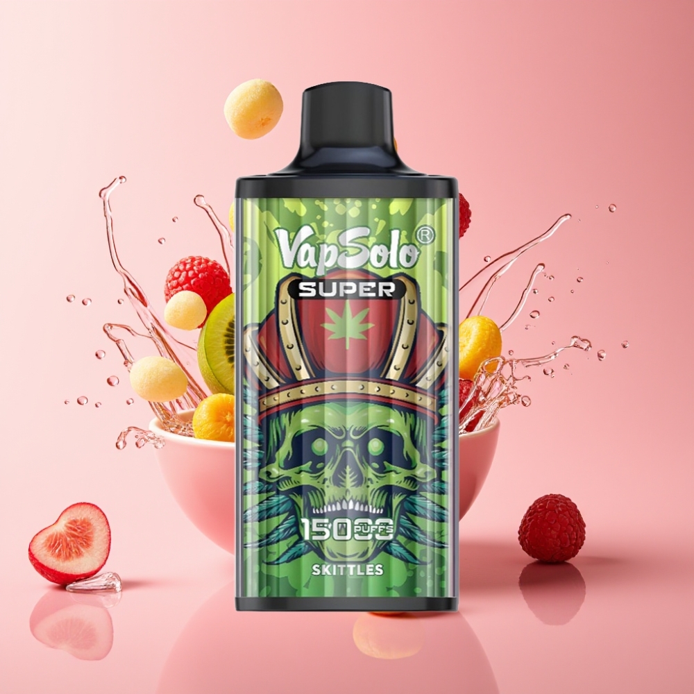 Vapsolo Super 15000 Puffs Jednokratna Vape Skittles, 40ml, 50 mg/ml