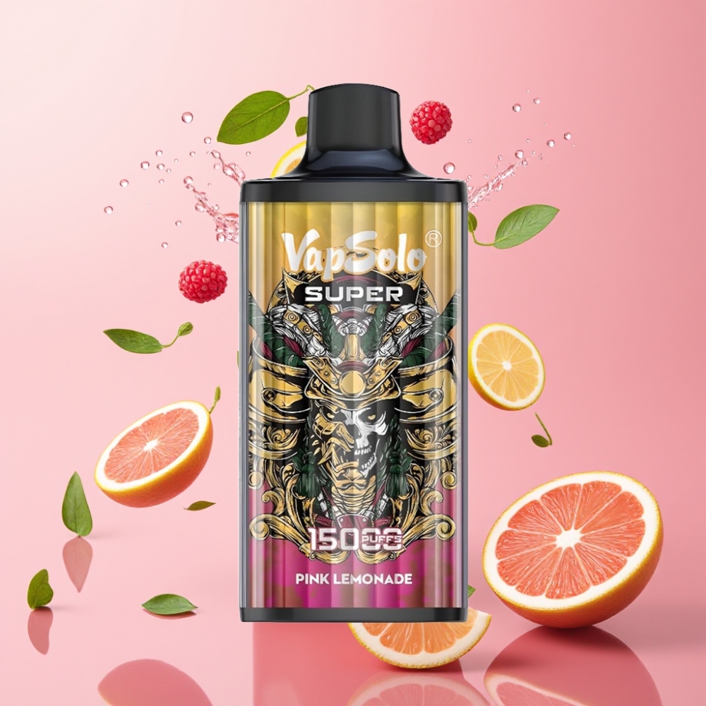 Vapsolo Super 15000 Puffs Jednokratna Vape Super Ružičasti Limunada 40ml