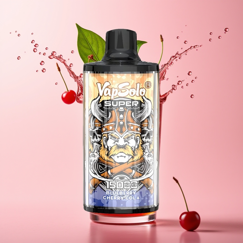 Vapsolo Super 15000 Puffs Jednokratna Vape Trešnja Kola 40ml 50mg/ml